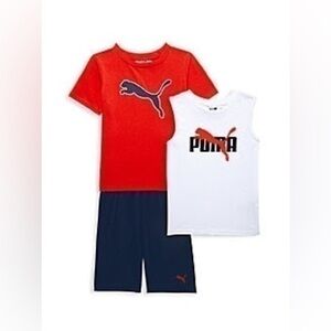 Puma 3-piece set 18M. T-shirt tank shorts